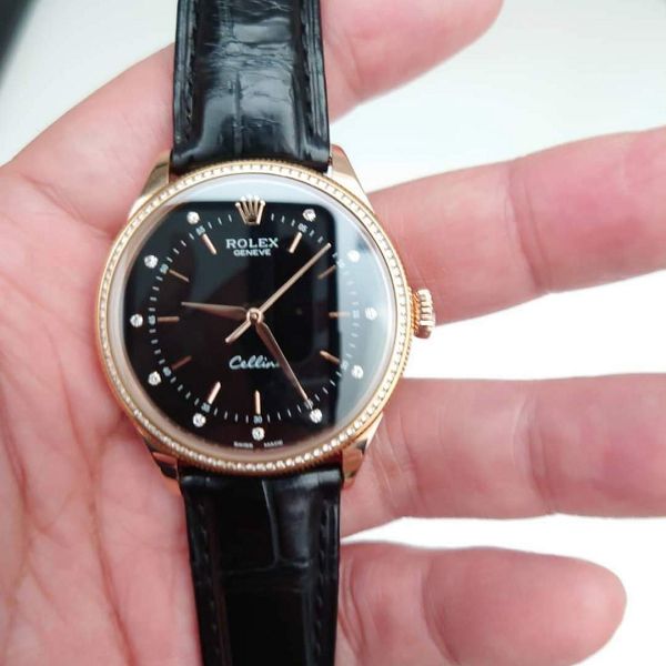 原裝 ROLEX 勞力士 50605RBR 18K玫瑰金 鑽圈 自動 盒單齊 喜歡價可議 UJ040